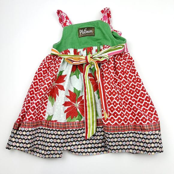 Matilda Jane Platinum Christmas Knot Dress - Picture 6 of 7